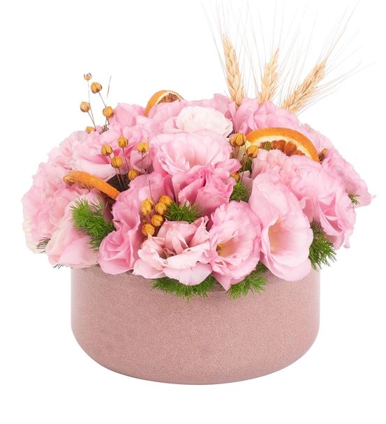 Charming Serisi Pembe Lisyantus Aranjmanı